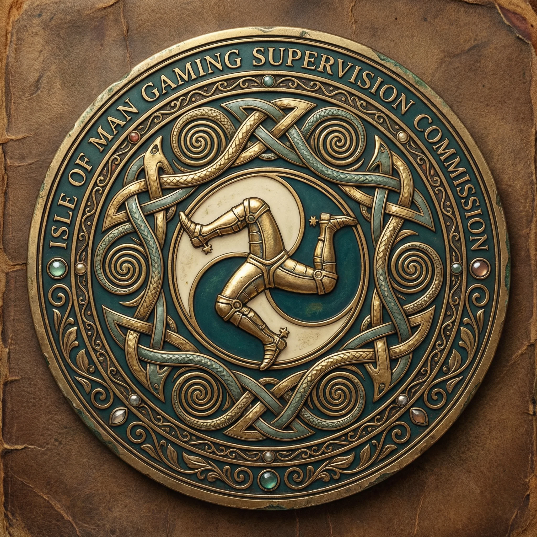 皇冠体育马恩岛博彩监管委员会GSC官方认证凯尔特结徽章